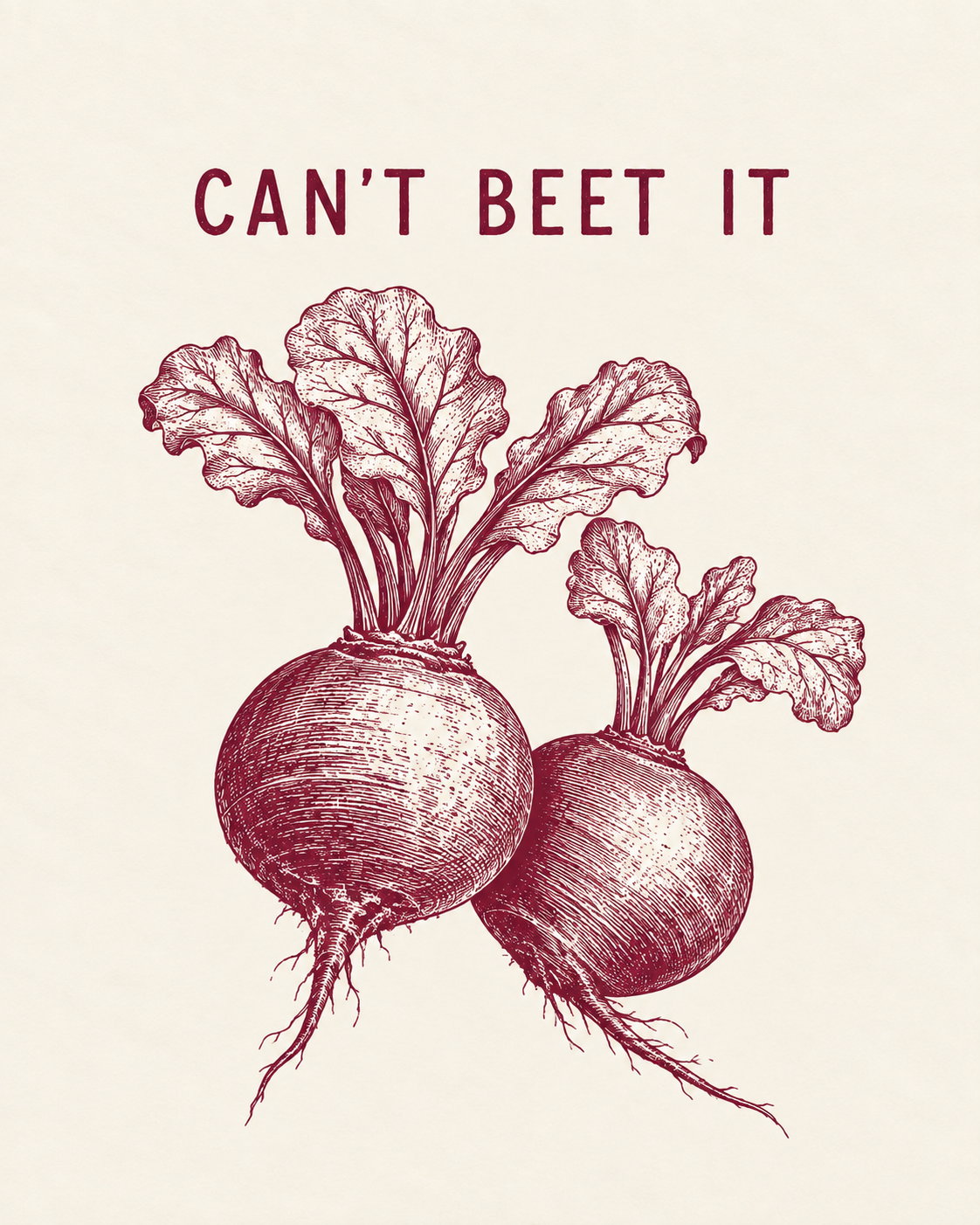 Can't Beet It — Beet Printable Wall Art