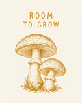 Room To Grow — Mushroom Printable Wall Art