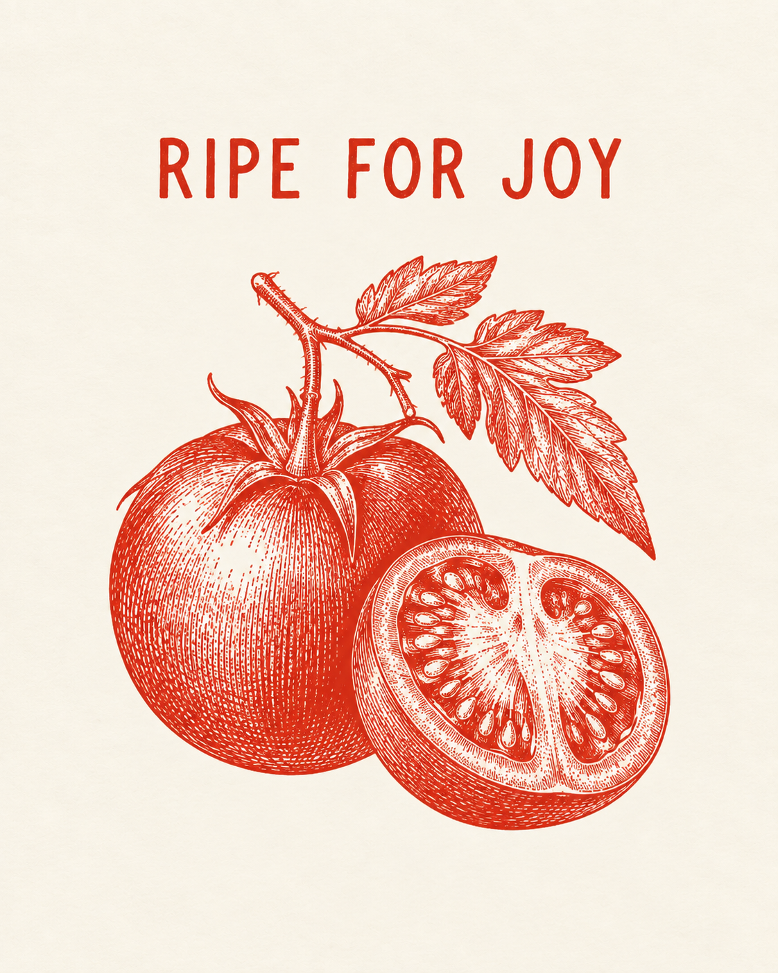 Ripe For Joy — Tomato Printable Wall Art